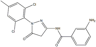 1-(2,6-Dichloro-4-methylphenyl)-3-(3-aminobenzoylamino)-5(4H)-pyrazolone