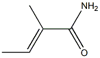 (E)-2-Methyl-2-butenamide,,结构式