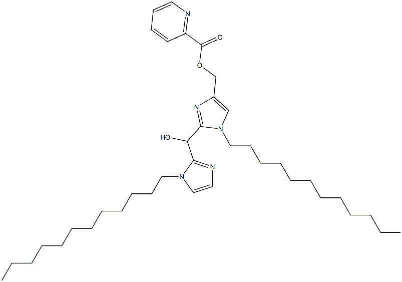  [1-Dodecyl-4-[(2-pyridinylcarbonyloxy)methyl]-1H-imidazol-2-yl][1-dodecyl-1H-imidazol-2-yl]methanol