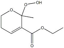 5,6-Dihydro-2-hydroperoxy-2-methyl-2H-pyran-3-carboxylic acid ethyl ester