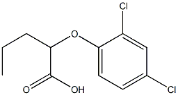 2-(2,4-Dichlorophenoxy)valeric acid 结构式