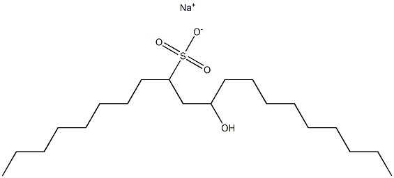 11-Hydroxyicosane-9-sulfonic acid sodium salt