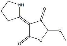 5-Methoxy-3-(2-pyrrolidinylidene)furan-2,4(3H,5H)-dione Structure