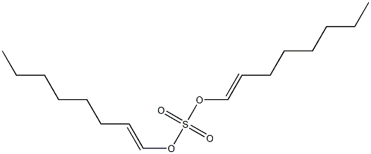 Sulfuric acid di(1-octenyl) ester,,结构式
