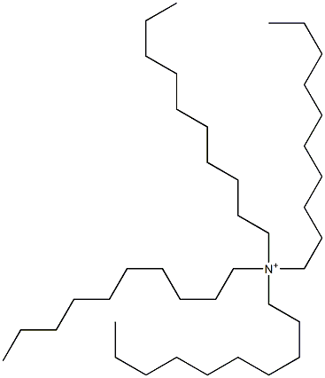 Tetra(decyl) ammonium Structure