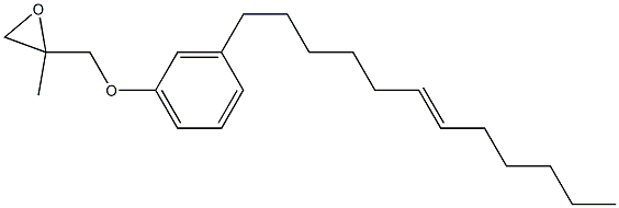 3-(6-Dodecenyl)phenyl 2-methylglycidyl ether Structure