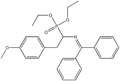 [1-(Diphenylmethylene)amino-2-(4-methoxyphenyl)ethyl]phosphonic acid diethyl ester