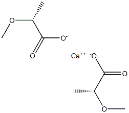 Bis[[R,(+)]-2-methoxypropionic acid] calcium salt Structure