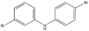 3-Bromophenyl 4-bromophenylamine,,结构式