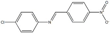  4-Nitro-1-[[(4-chlorophenyl)imino]methyl]benzene