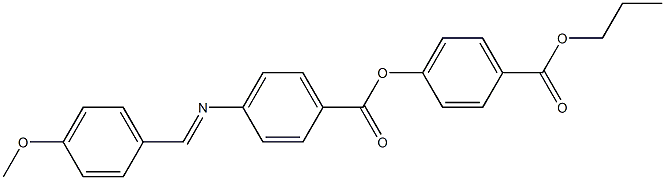 4-[4-(4-Methoxybenzylideneamino)benzoyloxy]benzoic acid propyl ester