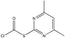 2-Chlorocarbonylthio-4,6-dimethylpyrimidine