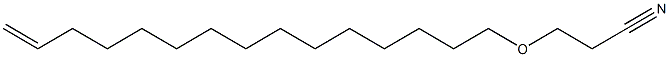 3-(14-Pentadecenyloxy)propionitrile Structure