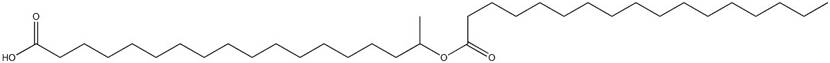 17-Heptadecanoyloxyoctadecanoic acid Struktur