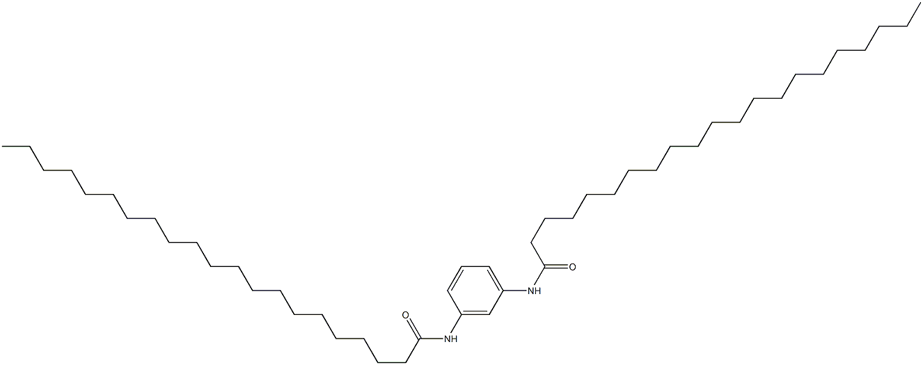 N,N'-Bis(1-oxohenicosyl)-m-phenylenediamine Structure