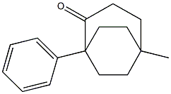  1-Phenyl-5-methylbicyclo[3.2.2]nonan-2-one