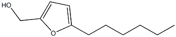 5-Hexylfuran-2-methanol,,结构式