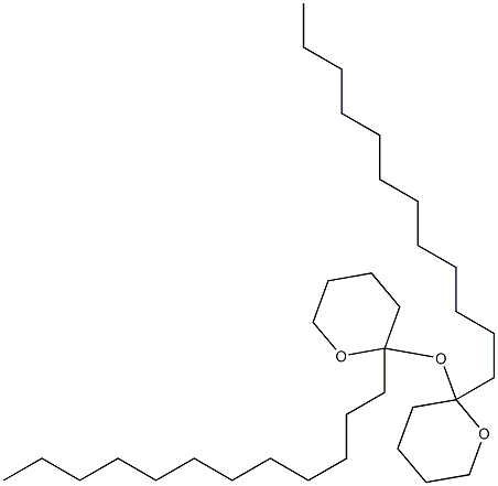 テトラヒドロ-2-(ドデシルオキシ)-2H-ピラン 化学構造式
