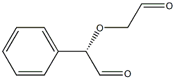 (+)-2-フェニル[(S)-オキシジアセトアルデヒド] 化学構造式