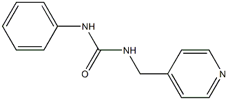 3-(4-Pyridylmethyl)-1-phenylurea,,结构式