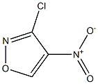 3-Chloro-4-nitroisoxazole Structure