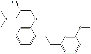 (2S)-3-Dimethylamino-1-[2-(3-methoxyphenethyl)phenoxy]-2-propanol