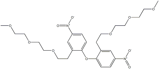 [2-[2-(2-Methoxyethoxy)ethoxy]ethyl](4-nitrophenyl) ether,,结构式