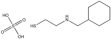 2-(Cyclohexylmethyl)aminoethanethiol sulfate Structure