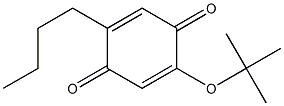 2-(tert-Butyloxy)-5-butyl-2,5-cyclohexadiene-1,4-dione,,结构式