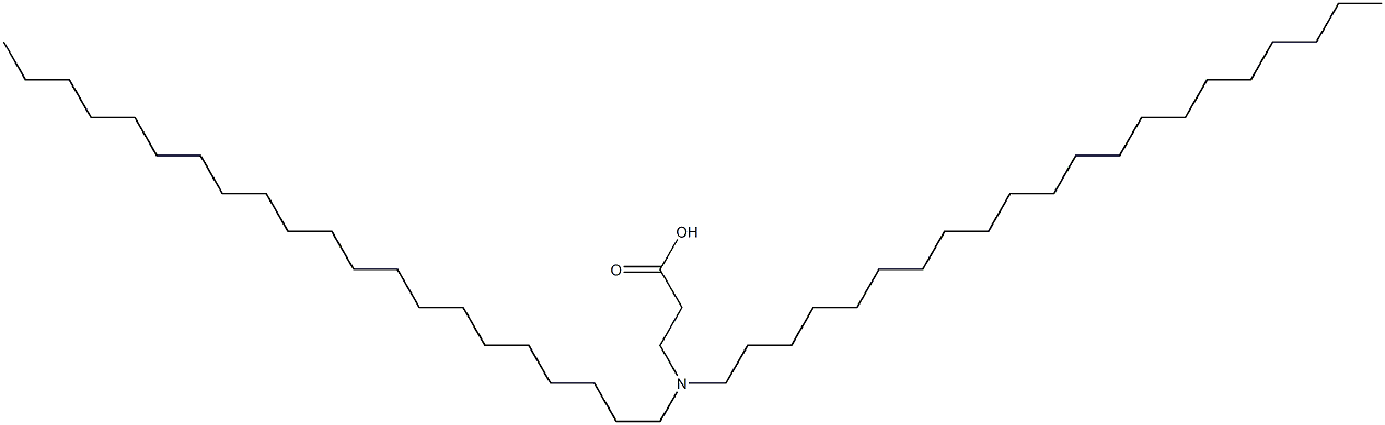 3-(Dihenicosylamino)propanoic acid 结构式