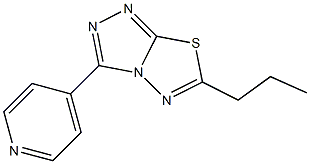 6-Propyl-3-(4-pyridinyl)-1,2,4-triazolo[3,4-b][1,3,4]thiadiazole