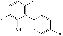 2',3,6-Trimethyl-1,1'-biphenyl-2,4'-diol,,结构式