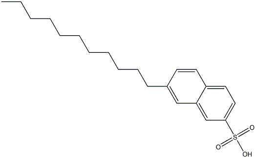 7-Undecyl-2-naphthalenesulfonic acid 结构式