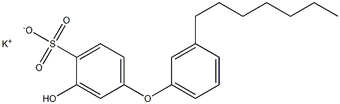 3-Hydroxy-3'-heptyl[oxybisbenzene]-4-sulfonic acid potassium salt