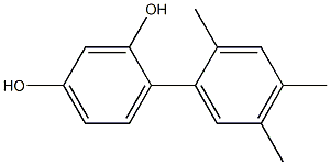 4-(2,4,5-Trimethylphenyl)benzene-1,3-diol