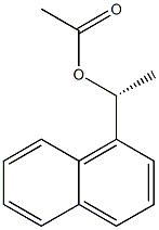 1-[(R)-1-アセトキシエチル]ナフタレン 化学構造式