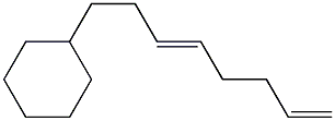 8-Cyclohexyl-1,5-octadiene Structure