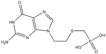 [2-[(2-Amino-1,6-dihydro-6-oxo-9H-purin)-9-yl]ethylthio]methylphosphonic acid|