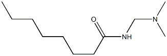 N-[(Dimethylamino)methyl]octanamide Struktur