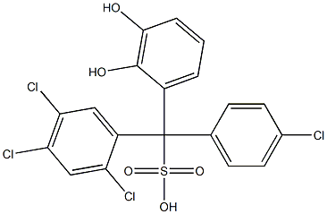  (4-Chlorophenyl)(2,4,5-trichlorophenyl)(2,3-dihydroxyphenyl)methanesulfonic acid