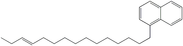 1-(12-Pentadecenyl)naphthalene 结构式