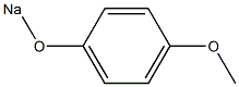 4-Methoxyphenoxysodium Struktur