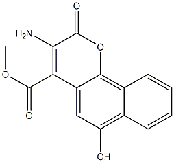 3-Amino-6-hydroxy-2-oxo-2H-naphtho[1,2-b]pyran-4-carboxylic acid methyl ester