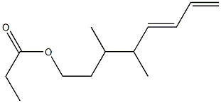 Propionic acid 3,4-dimethyl-5,7-octadienyl ester