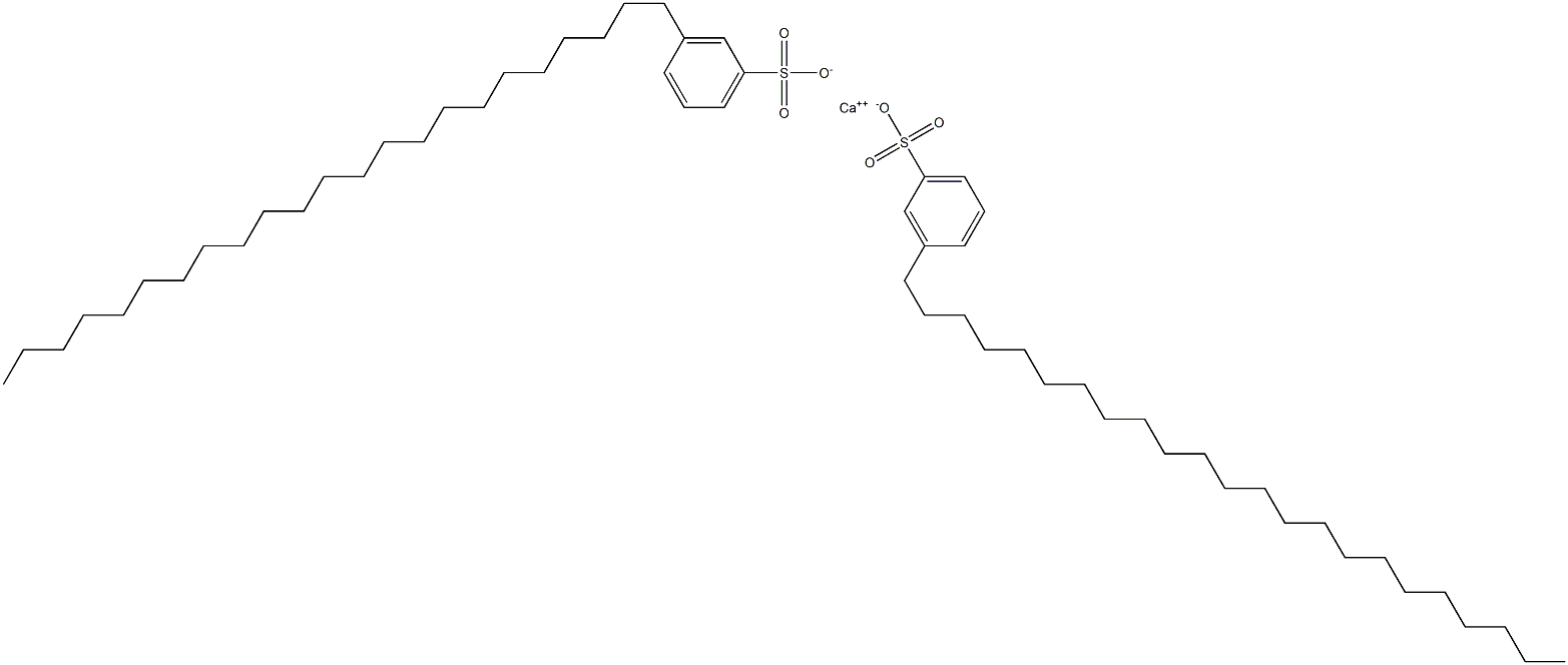 Bis(3-tricosylbenzenesulfonic acid)calcium salt Struktur