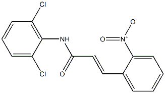 N-(2,6-Dichlorophenyl)-3-[2-nitrophenyl]propenamide Structure