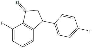 2,3-Dihydro-7-fluoro-3-(4-fluorophenyl)-1H-inden-1-one|