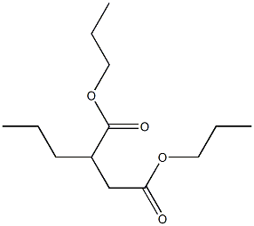 Pentane-1,2-dicarboxylic acid dipropyl ester Structure