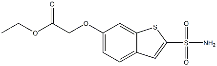  6-[(Ethoxycarbonyl)methoxy]benzo[b]thiophene-2-sulfonamide