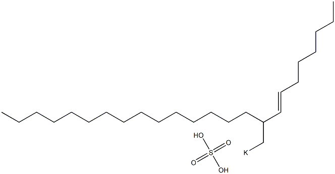 Sulfuric acid 2-(1-octenyl)heptadecyl=potassium ester salt|